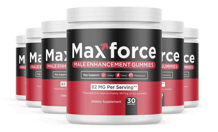 Multiple bottles of Max Force Supplement